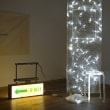 牛島光太郎の作品『scene』。文字を刺繍した物語性の強い作品。